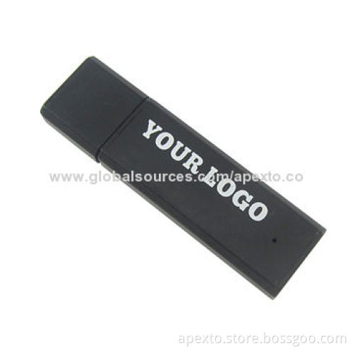 Black Metal USB Flash Drive, Comes with Plug-and-play Function